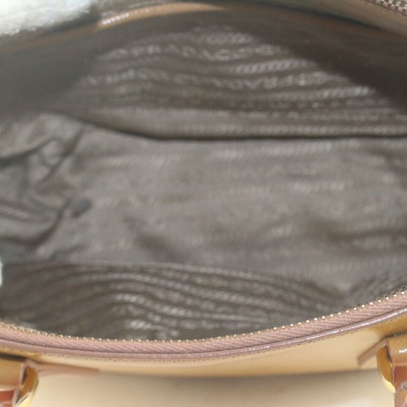 Prada Tan Brown Saffiano Leather Luxe Tote 2way with Strap 3PR831K - Picture 11 of 12